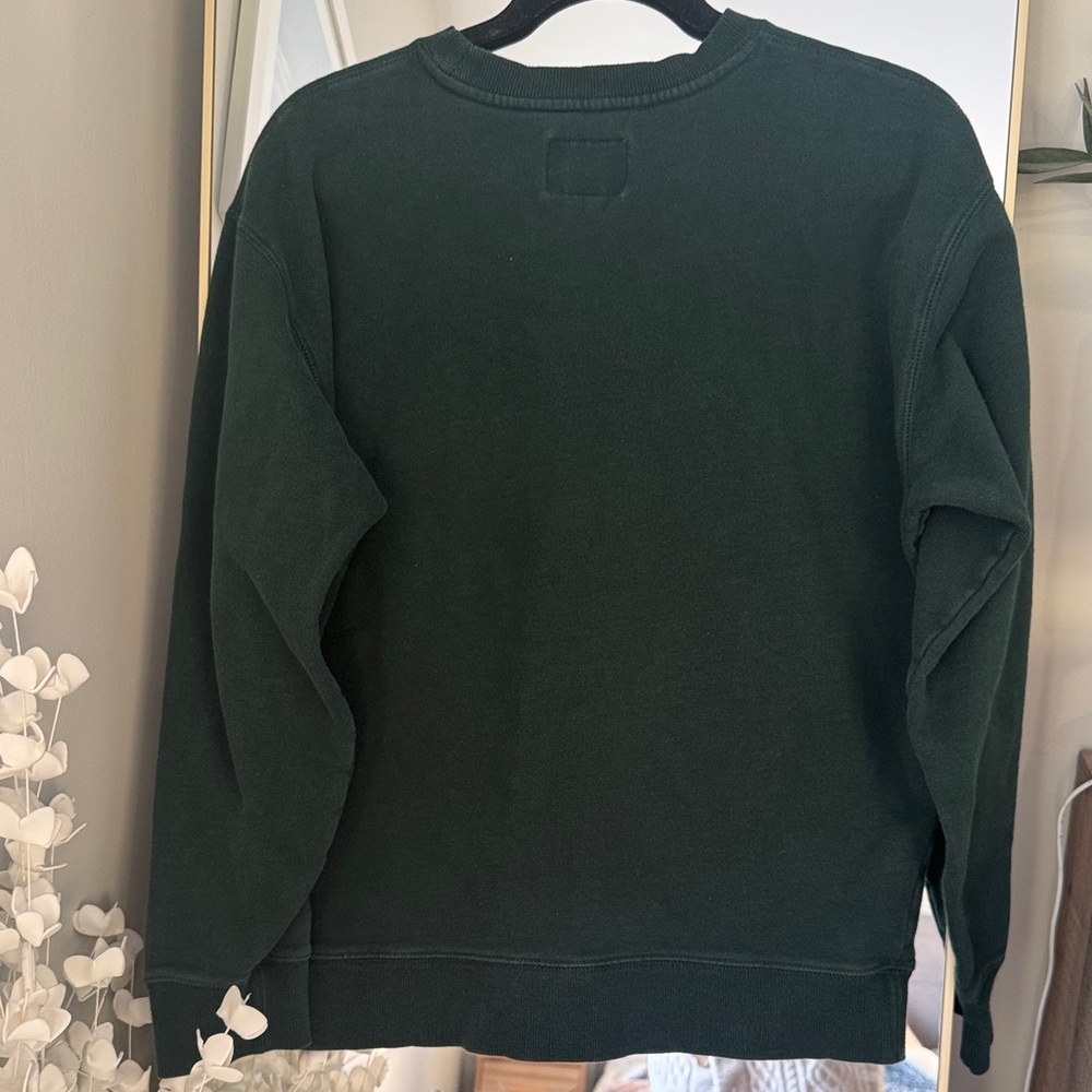 Roots Women’s Dark Green Crewneck Sweater - Picture 3 of 3